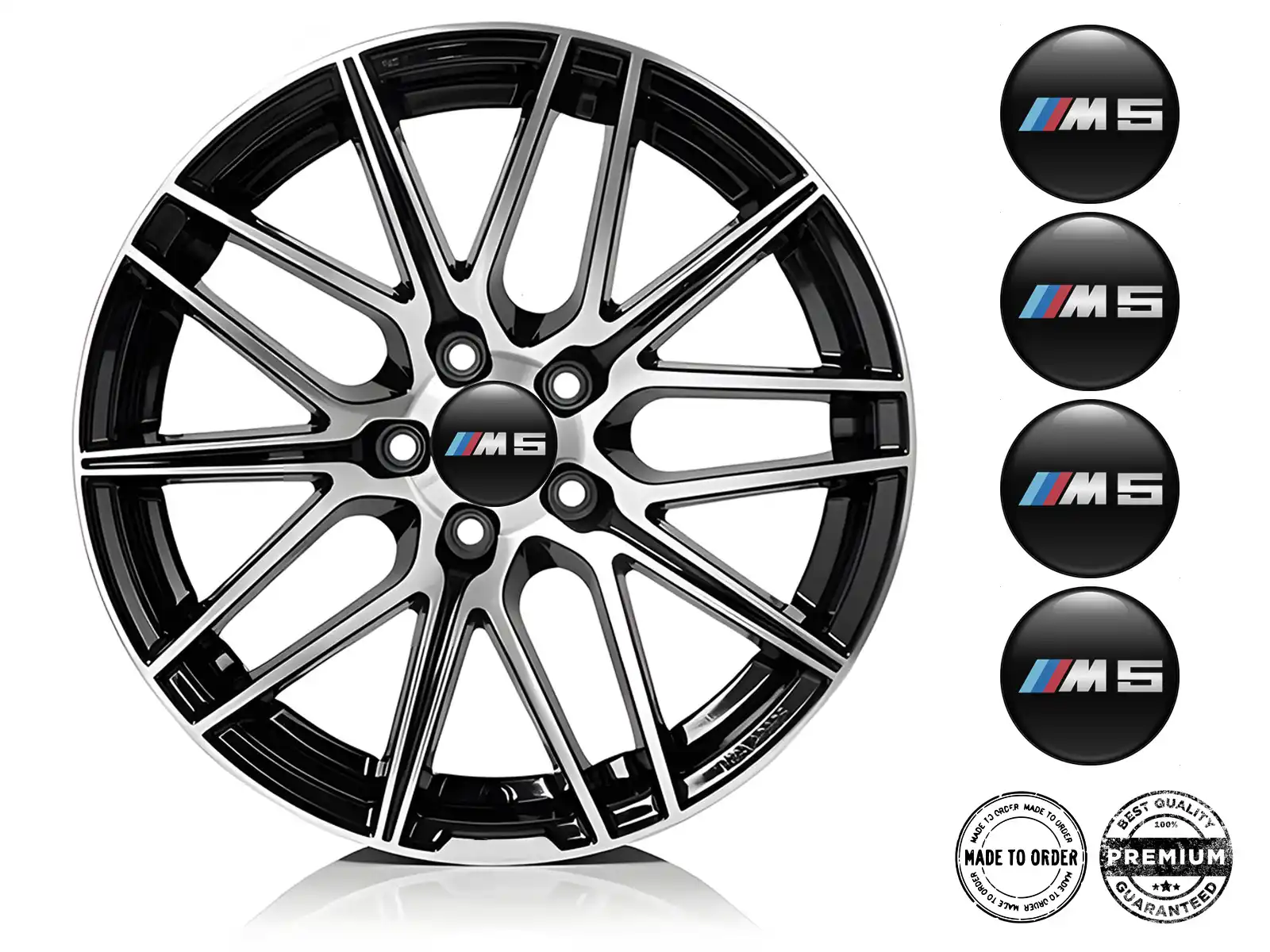BMW Edición Emblema Rueda Dinámicas Empuje Temporal